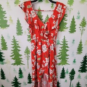 Jack By BB Dakota Floral Wrap Dress.